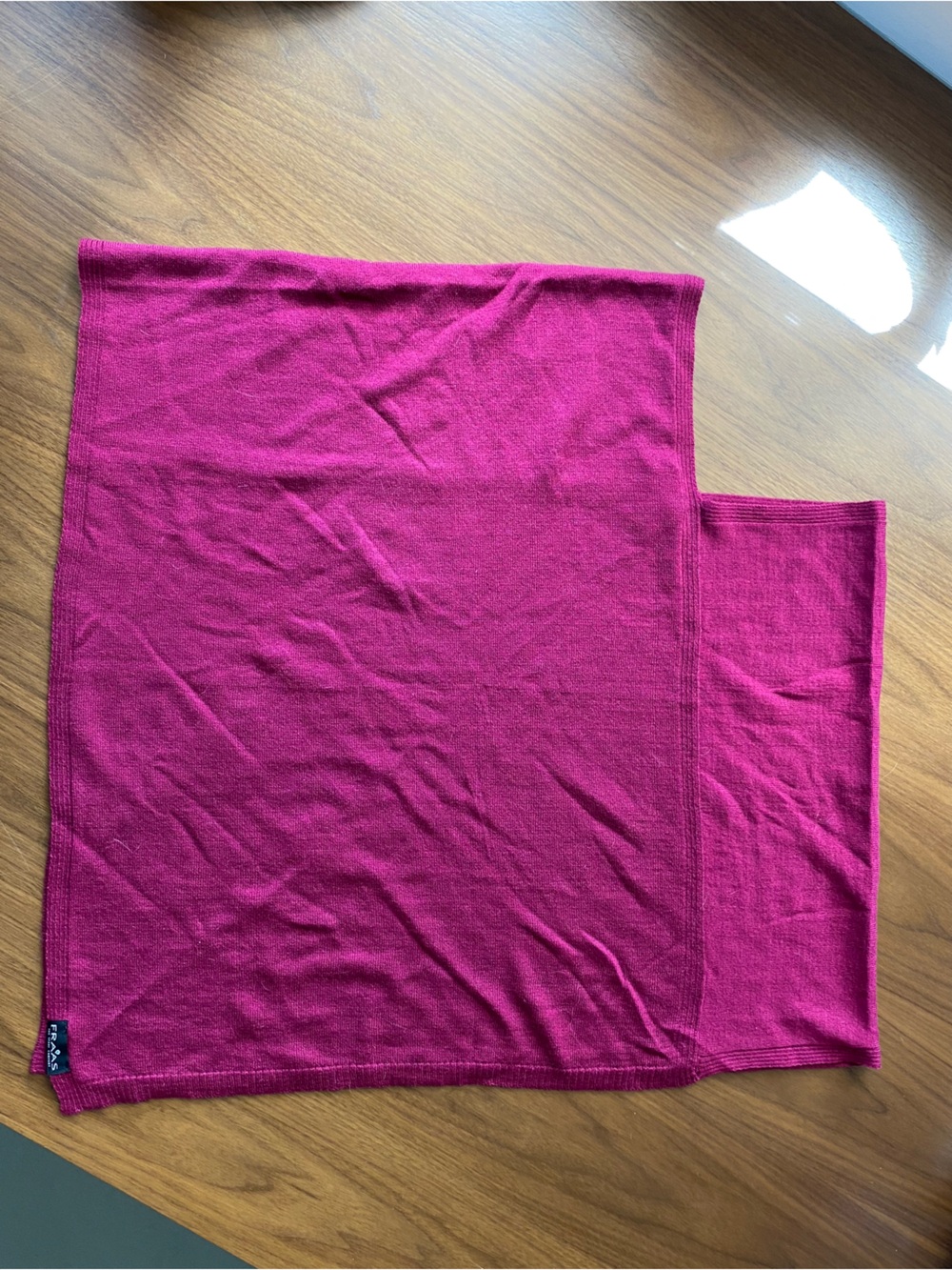 Fraas Fuchsia Knit Poncho